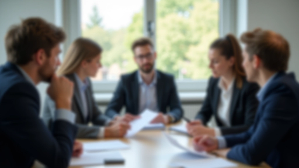 Team bei Geschäftsbesprechung