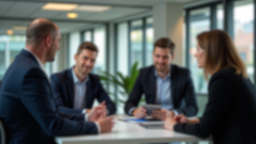 Mittelständische Unternehmen in einer modernen Büroumgebung